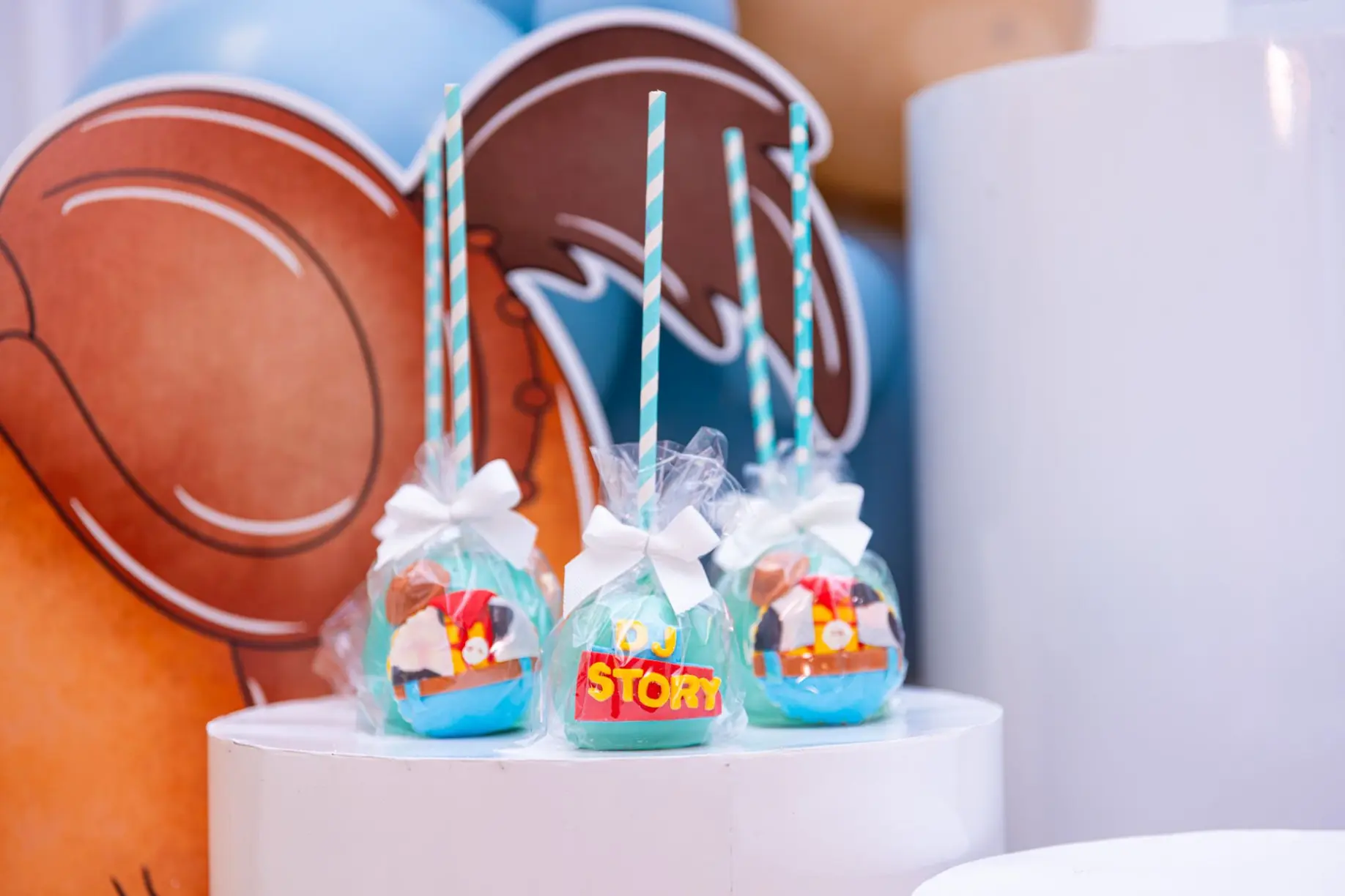 Toy Story candy apples