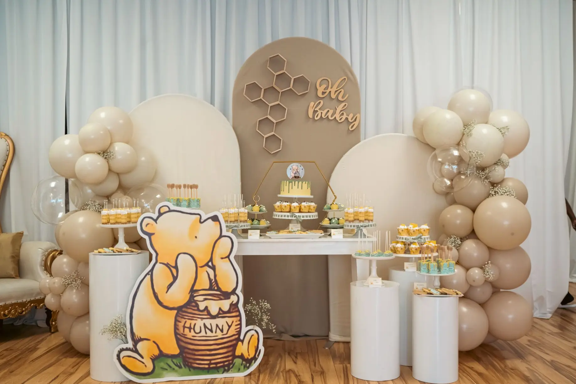 Winnie the pooh Baby Shower  Focal Point