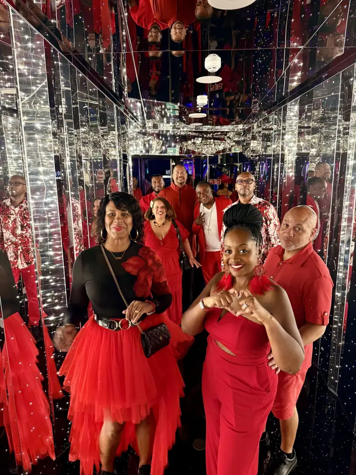 Scarlet Night Dress in Red Virgin Voyages