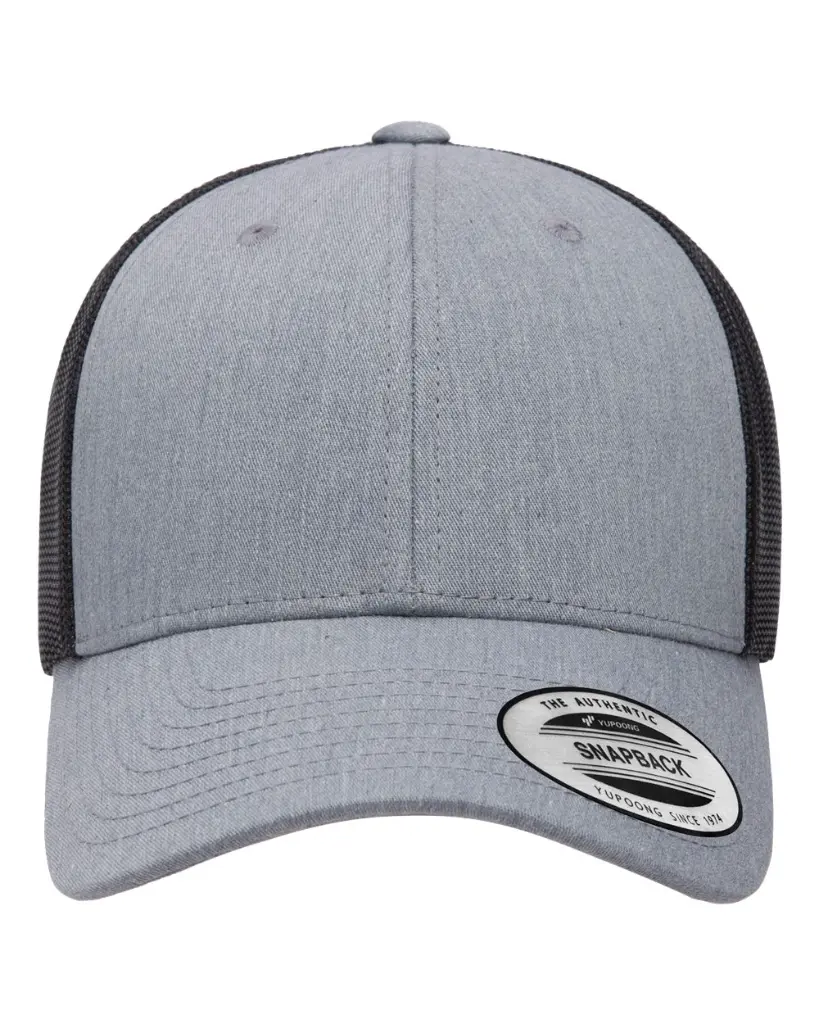 Unique Touch Events Merch Hat Heather Black front - custom hat Orlando events