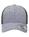 Unique Touch Events Merch Hat Heather Black front - custom hat Orlando events