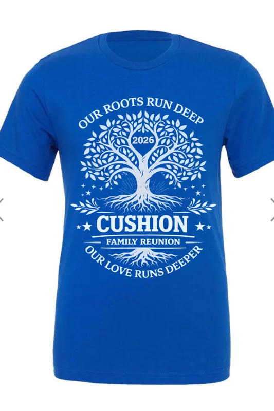 Cushion Family Reunion Shirt (Small, Adult)