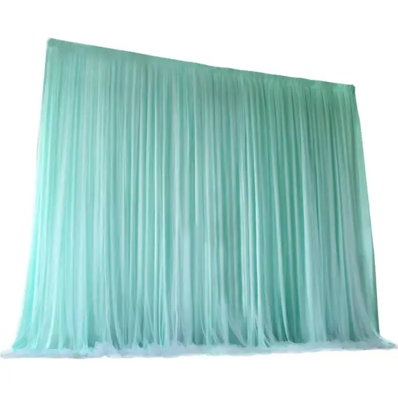 Backdrop-Aqua Drapery