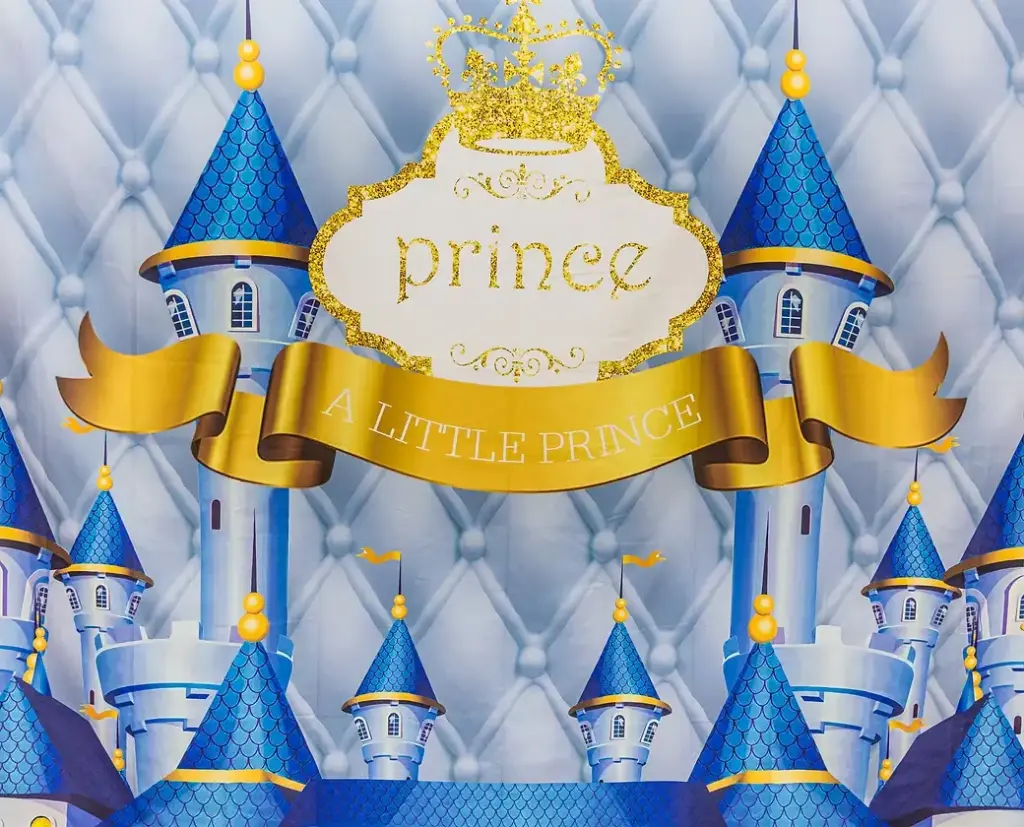 Backdrop-Blue Castle 