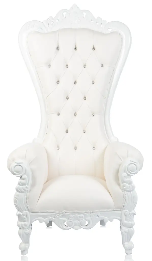 Throne Chair-White 