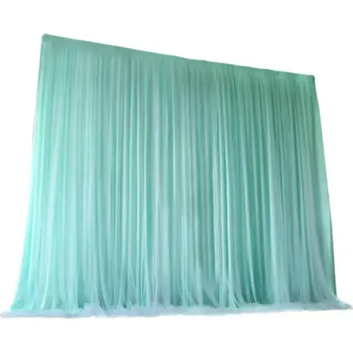 Backdrop-Aqua Drapery