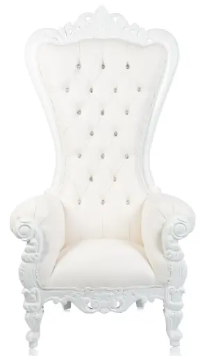 Throne Chair-White 
